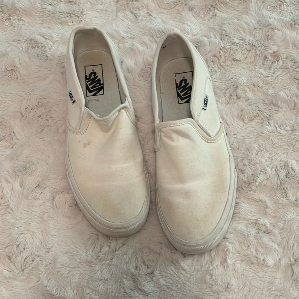White vans size 10